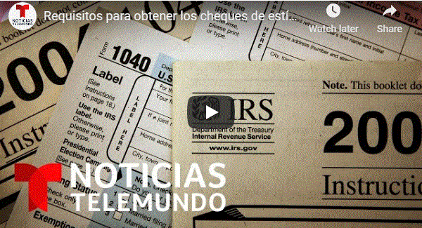 Requisitos para obtener los cheques de estímulo económico del IRS