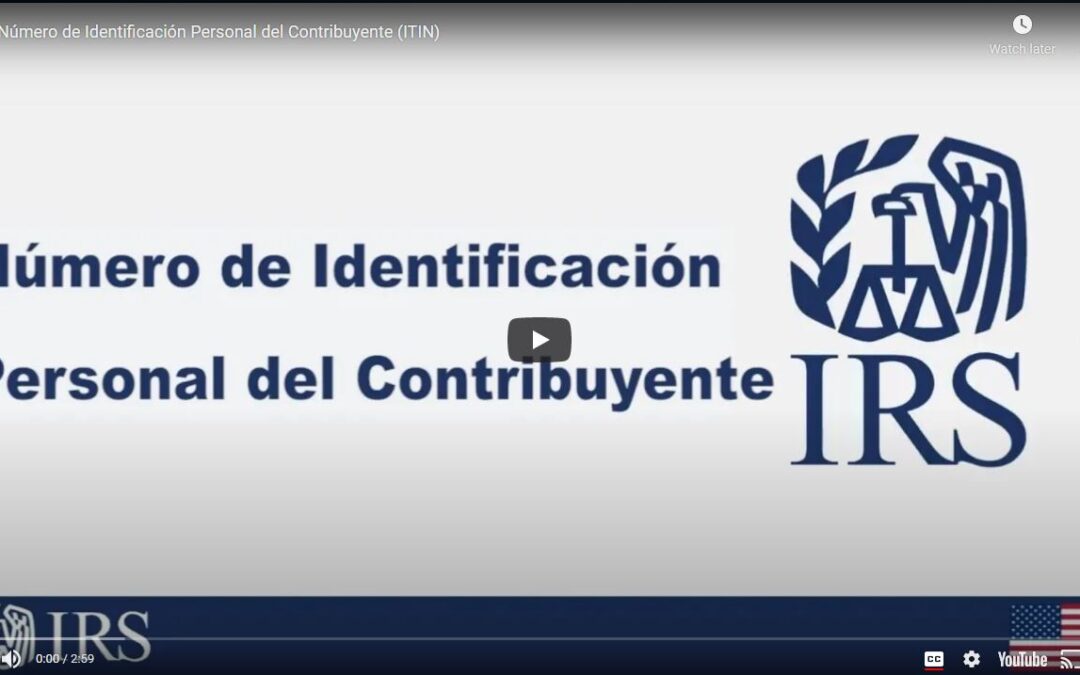 Número de Identificación Personal del Contribuyente (ITIN)